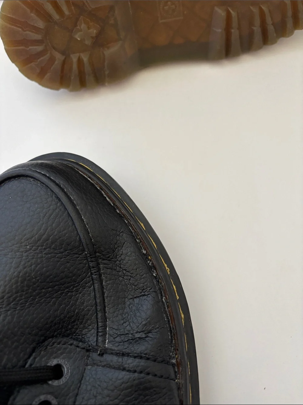 Dr. Martens Nashly Black Leather Oxford Shoes‎ AirWair Lug Sole Men’s Size 9